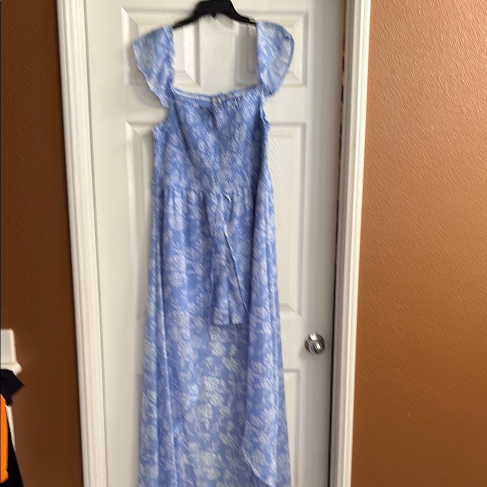Rue21 Light Blue Smocked Top